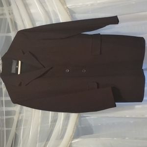 Alex Garfield Duster Long jacket, coat iridescent 12 Black Red Purple